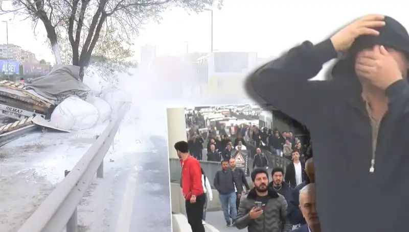 D-100 Karayolu'nda Alçı Yüklü TIR Kazasıyla Trafik Felç Oldu
