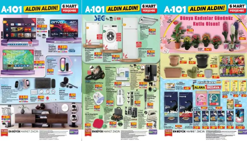 A101'in 6 Mart Perşembe Aktüel Ürünler Kataloğu: Yılın Fırsatları Burada!