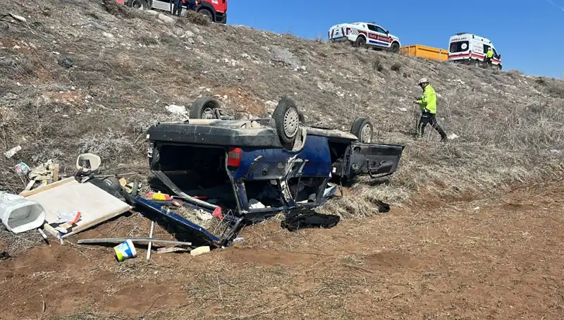 Otomobil Kontrolden Çıktı: Şarampole Uçan Araçta 7 Yaralı