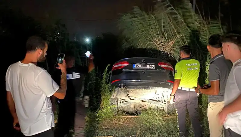 Dur İhtarına Uymayan Sürücü Dere Yatağına Düşerek Yakalandı