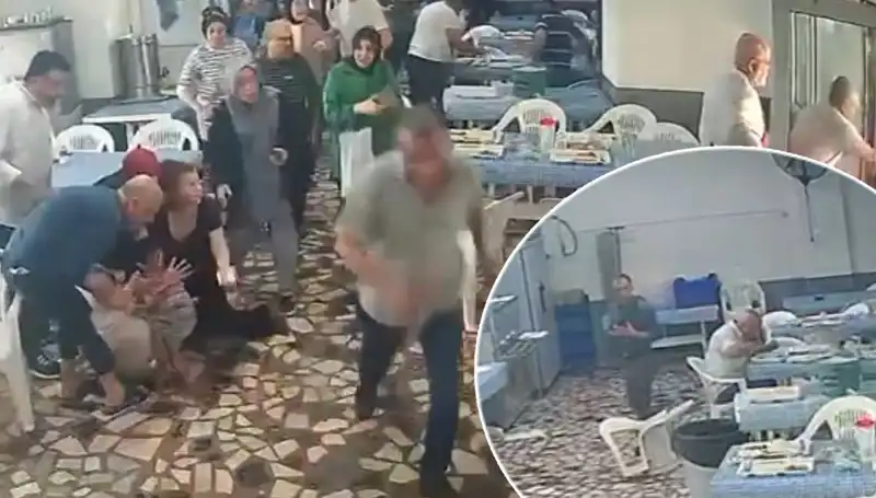 Yemekhanede Deprem Anı: Kaçış Değil, Yemeğe Sadakat!