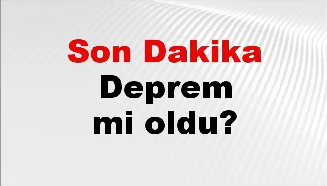 Tekirdağ'da Beklenmedik Deprem: Son Durum ve Detaylar